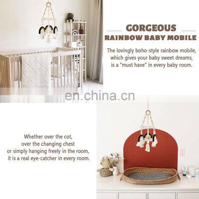 Crib Mobile Baby Mobile for Bassinet, Black and White Mobile for Baby, High Contrast Mobile Cheap Wholesale photo-2