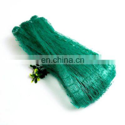 100% NEW HDPE extruded plastic bird net green color anti bird protect net