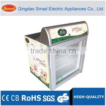 Directing Cooling Mini Upright Ice Cream Display Freezer Showcase photo-3