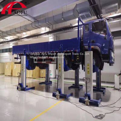Mobile Mechanical Cabled Heavy Duty Column Car Lift photo-2