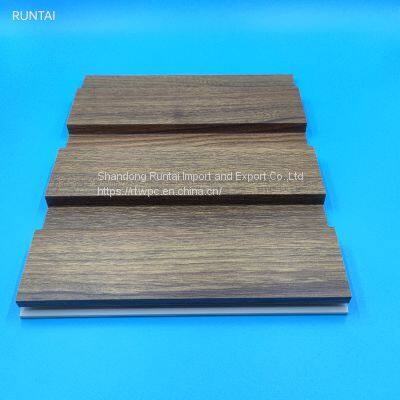 Easy Install Eco Wood Laminate Decorative Wall Cladding WPC Panels 195-12mm photo-3