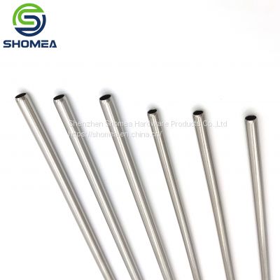 SHOMEA Customized Small Diameter Thin Wall 304/316 Stainless Steel Straw