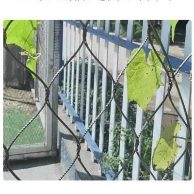 Animal fence stainless steel rope net buckle stainless steel rope net, bird language forest cage net