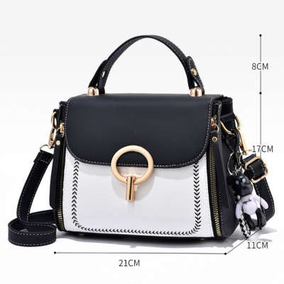 ZTSB-0077,factory Handbag pu Lady Single Shoulder Crossbody Fashion Small Square Bag photo-4