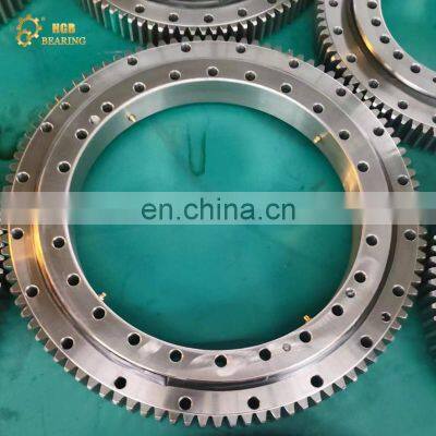 Xa120235-N Hydraulic rock crusher slewing ring bearing small external gear slew gear bearing