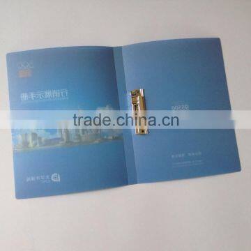 high quality office plastic stationery spring clip file folders wholesale