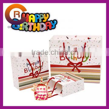 Glossy lamination good quality custom funny gift bags