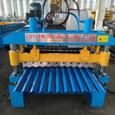 Corrugated Board Tile Making Machine IBR Metal Roof Tile Forming Machine photo-2