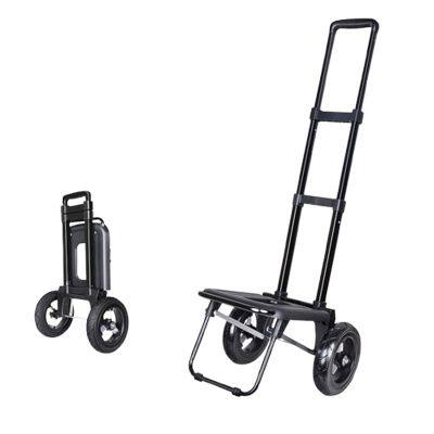 Portable Large Wheels Folding Hand Truck 2 Wheel Climbing Stairs Foldable Trolley Push Cart photo-5