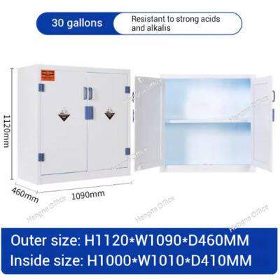 Superior Quality PP Acid Storage Cabinet With Reinforced Shelves | Safe Storage for Laboratory Chemicals-OEM/ODM photo-2