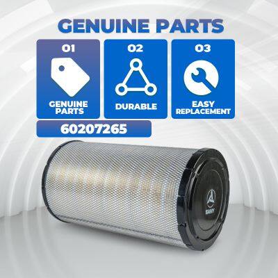 Hot Sale Accessories Air Filter R004212 60207265 for SANY Excavators SY195-SY215, SY245 photo-5
