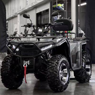 Всехпогодный электрический четырехколесный внедорожник (ATV) для серии CFMOTO Spring Breeze >300 куб. см с автоматической трансмиссией и цепным приводом, с возможностью самоподъема