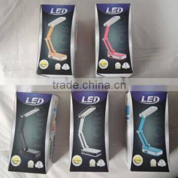 CE & RoHS certificated only battery use led table colorful light