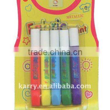 6-color 2ml fabric painting set