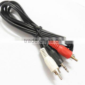 3.5mm Plug Jack to 2 RCA Male Stereo Audio Cable