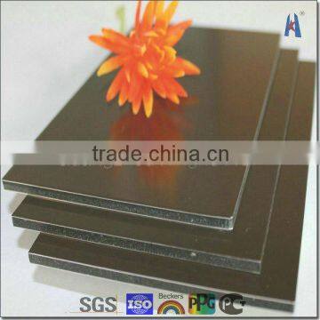 gold mirror finish aluminum composite panel new popular building material                        
                                                Quality Choice