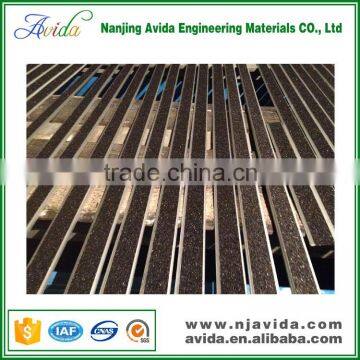 Safety Carborundum Insert Aluminum Stair Tread Nosing for Stadium