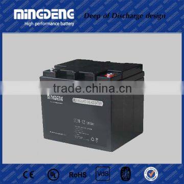 Rechargeable deep cycle 12v 38ah solar battery