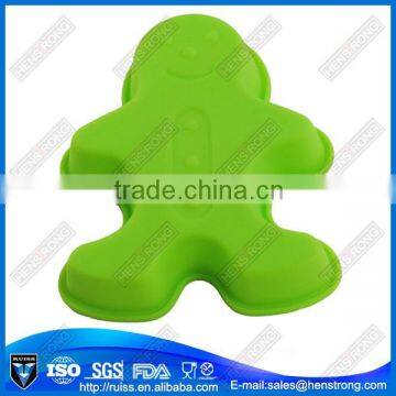 Safety and economic the ginger people shaped silicone dessert mold