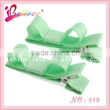 Grosgrain hair accessories handmade short hair seperation clip