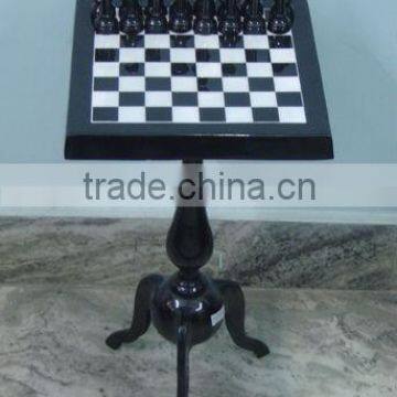 Cast Aluminum Decorative Chess table with Coins