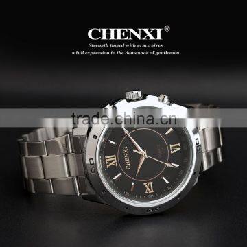 Hot Selling Top Brand Fashion Men Watches,Stainless Steel Quartz Water Resistant Rose Gold Watch CX-027CMS-R photo-5