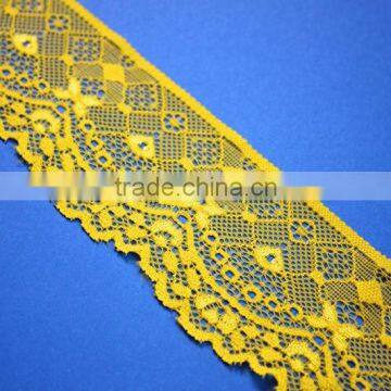 wholesale elegant embroidery jacquard nylon lace fabric