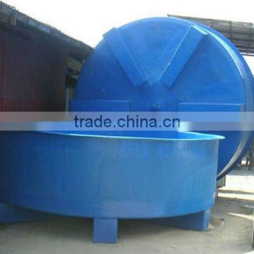 FRP fish tank for indoor fish farm, fiberglass fish tanks