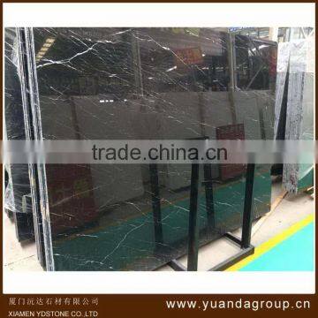 Contemporary professional black thick laminated marble