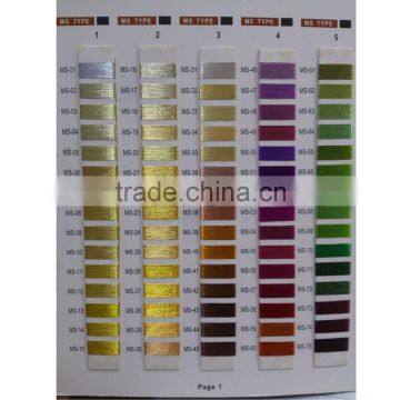 The Newest Trading Company ST/MS Type Fluorescent Bronze Metallic Yarn photo-3