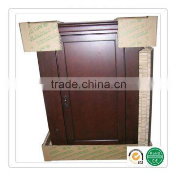 Replace of triple wall corrugated cardboard, honeycomb paper sheet for door