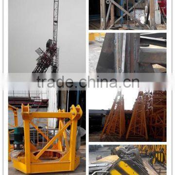2015 Chinese10t Fixed Tower Crane With Joystick