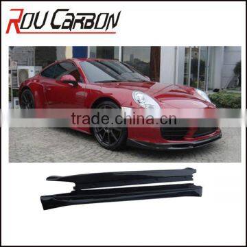 HIGH QUALITY FOR 911 991 VR-S STYLE BODY KITS CARBON FIBER SIDE SKIRT UP photo-2