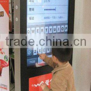 44" floor standing customized advertising kiosk with apple design