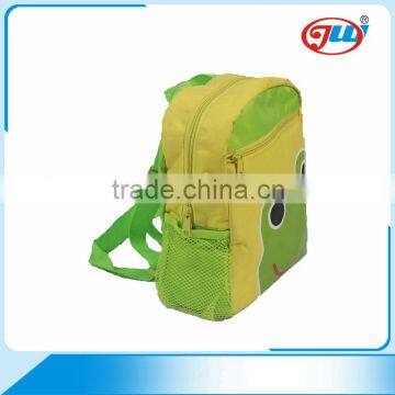 High quality lovely frog children school bag cute kids backpack