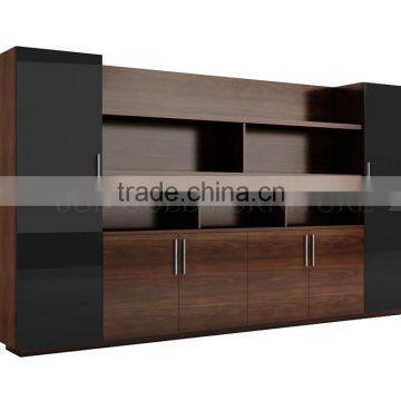 Luxury wooden bookcase modern file cabinet for office used (SZ-FCB341)