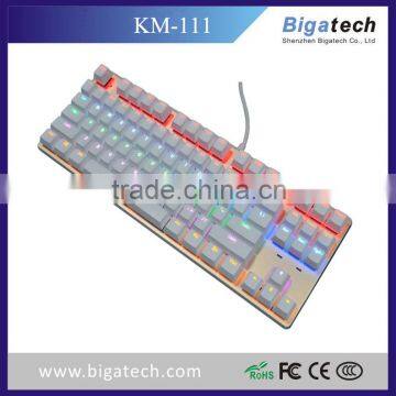 87keys RGB Mechanical Backlight Gaming Keyboard photo-5