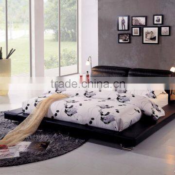 Latest double bed designs modern leather bed Wokemanship high quality bed