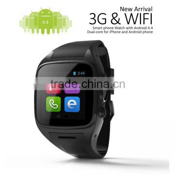 1.54" capacitive MTK6572(T/E) 3.0 mega pixel camera 720P Phone Watch