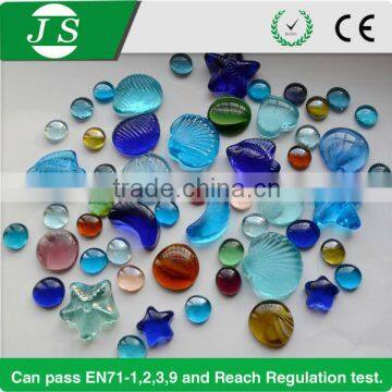 High quality newest glass pebbles for decoration