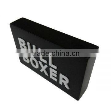 company advertisement logo block acrylic customized high quality