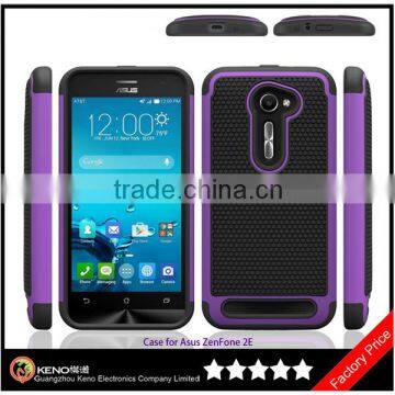 Keno Wholesale Hard Soft Combo Cases For Asus 2E With Football Pattern For Asus Zenfone 2E Phone Cases