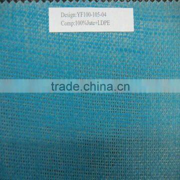 Jute fabric laminated LDPE/YF100-105-04