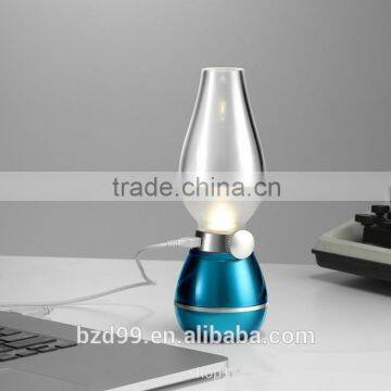 Blow Control USB Rechargeable Classic Decorative Kerosene Oil Lamps / Best Promotional Gift and Traditional Meeting photo-3