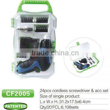 3.6v lithium mini electric cordless screwdriver