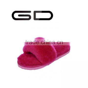 Cheap fuzzy flip flop slippers for women 2015