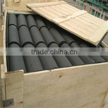 belt rubber conveyor idler with plain shaft conveyor roller