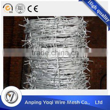 popular factory price galvanized single twisted barbed wire