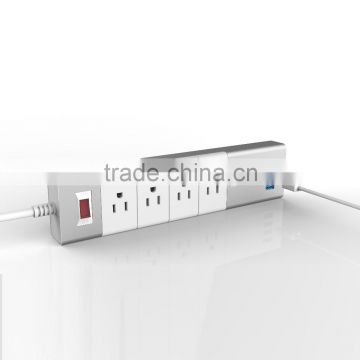 tabletop commercial outlet socket,universal wall wall socket,AC home power wall socket with cell phone charger