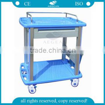 AG-CT010A3 Patient treatment ABS material nurse movable hospital iv trolley